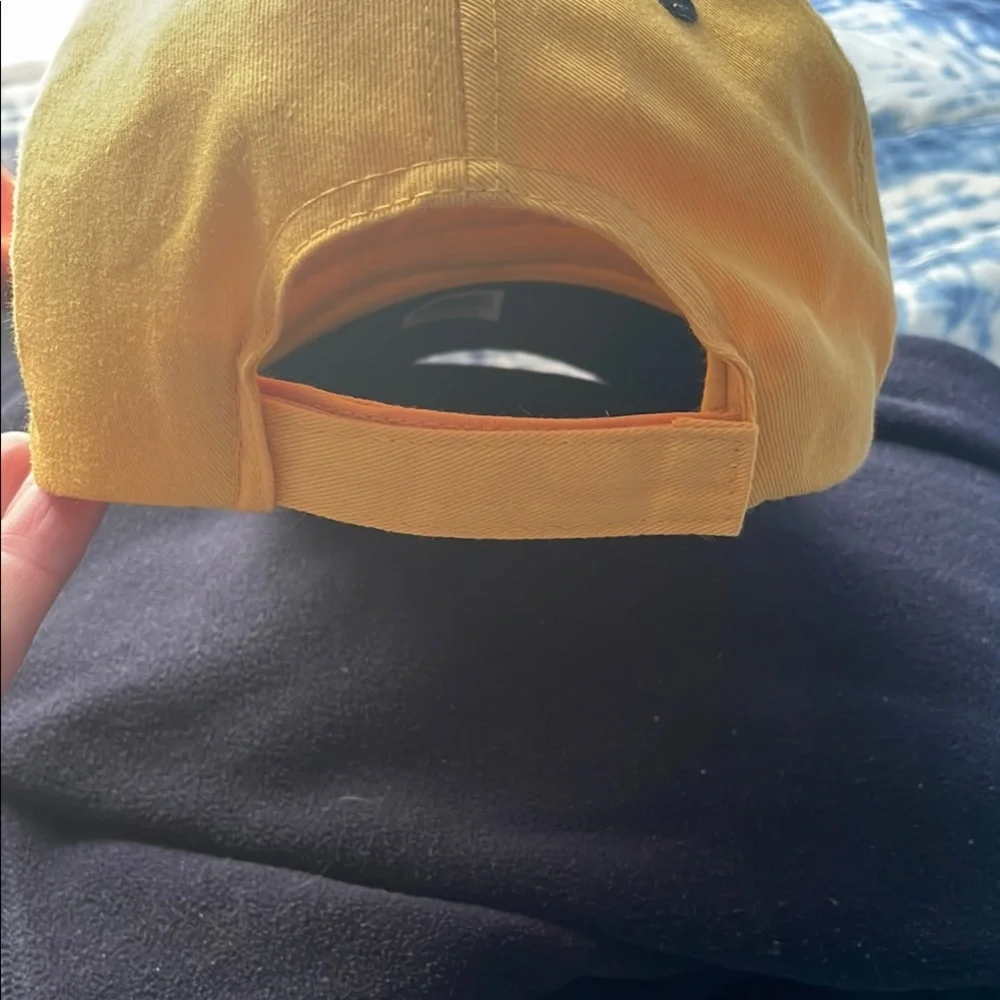 Yellow and Black Cap